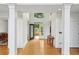 Grand foyer boasts hardwood floors, soaring ceilings, and a welcoming entrance at 1029 Ector Nw Dr, Kennesaw, GA 30152