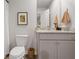 Light and bright bathroom with granite vanity at 247 Ivey Ter, Temple, GA 30179