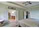 This spacious main bedroom offers ensuite bathroom and walk in closet access at 514 Creekshire Cir, Canton, GA 30115