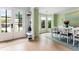 The home boasts an airy entryway leading to dining area at 1450 Crescent Walk, Decatur, GA 30033