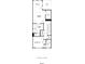 Floor plan of the third story showing the owner's suite, deck, and second bedroom at 205 Midnight Oak Run # 5, Alpharetta, GA 30009