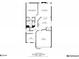 Floor plan featuring primary bedroom, living room, kitchen, entry, and garage at 3827 Shenfield Dr, Union City, GA 30291