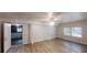 Basement with vinyl plank flooring, neutral walls, and natural light at 5574 Oak Grove Dr, Acworth, GA 30102