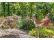 Beautiful backyard featuring landscaping and a wooden fence, providing privacy and a tranquil setting at 828 Jami Ct, Lawrenceville, GA 30046