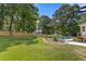 Beautiful backyard with lush lawn and a refreshing pool at 828 Jami Ct, Lawrenceville, GA 30046