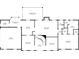 Main floor plan featuring a kitchen, Gathering room, dining room, living room, and attached garage at 828 Jami Ct, Lawrenceville, GA 30046