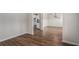 Dining room featuring modern wainscotting and view of the kitchen at 953 Mystic Way, Hampton, GA 30228