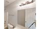 Clean bathroom with shower and vanity at 150 Mills Creek Ln, Covington, GA 30016