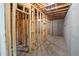 Basement framing with concrete walls and exposed insulation at 2732 Eagles Crest Ln, Decatur, GA 30034