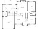 First floor plan view showing the layout of the kitchen, living room, dining room, and garage at 3783 Wickford Ln, Peachtree Corners, GA 30096