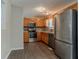 Modern kitchen with stainless steel appliances, granite countertops and lots of cabinet space at 441 Amy Blvd, Temple, GA 30179