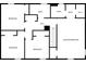 Layout of the home's second floor showing the bedrooms and baths at 9060 Par Dr, Douglasville, GA 30134