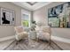 Cozy sitting area with modern furniture and stylish artwork at 1120 Cordia Nw Ave, Atlanta, GA 30318