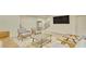 Finished basement with a entertainment area that has comfortable seating at 3173 Rockbridge Rd, Avondale Estates, GA 30002