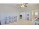 This Bedroom offers a changing table, a bookshelf, and ample space at 3173 Rockbridge Rd, Avondale Estates, GA 30002