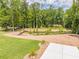 Expansive backyard featuring a newly landscaped area for a garden or other backyard feature at 140 Maranatha Trl, Lawrenceville, GA 30045