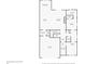 Detailed floor plan showcasing the layout of the first floor, including the kitchen, living room, and bedrooms at 212 Birchwood Row, Canton, GA 30115