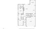 Detailed first-floor plan showcasing the layout of the home with kitchen, bedrooms, and living spaces at 107 Cedar Brook Dr, Canton, GA 30115