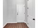 Clean mud room with modern white trim and fixtures at 107 Cedar Brook Dr, Canton, GA 30115