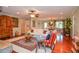 Spacious living room with hardwood floors, comfortable seating, and ample natural light at 2997 Happy Hollow Se Dr, Conyers, GA 30094