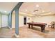 Recreation room features recessed lighting and a pool table at 503 Kensington Estates Trce, Woodstock, GA 30188