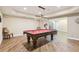 Recreation room boasts a traditional pool table at 503 Kensington Estates Trce, Woodstock, GA 30188
