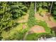 Expansive backyard featuring meticulously landscaped greenery and a secluded outdoor seating area at 3792 Harts Mill Ne Ln, Brookhaven, GA 30319
