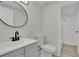Bathroom with new vanity, fixtures, and adjacent shower/tub at 683 Highland Ct, Marietta, GA 30068