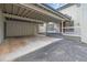 Attached covered carport and adjacent front porch for easy access to the home's entrance at 683 Highland Ct, Marietta, GA 30068
