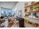 Spacious living room with floor-to-ceiling windows and unobstructed city views at 860 Peachtree Ne St # 1513, Atlanta, GA 30308