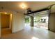 Garage interior featuring an open doorway and ample space, offering versatile usage possibilities at 1029 Katherwood Sw Dr, Atlanta, GA 30310