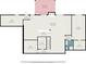 Basement plan with recreation room, wet bar, bedroom, storage, utility, and bathroom spaces laid out clearly at 2080 Old Dominion Rd, Atlanta, GA 30350