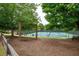 Community tennis courts featuring several courts, a playground, and park benches at 3573 Bramwell Nw Xing, Kennesaw, GA 30144