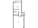 Layout of the third floor includes the Bedroom, W.I.C., Bath, Hall, Deck, and Garage at 3573 Bramwell Nw Xing, Kennesaw, GA 30144