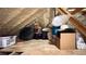 An unfinished attic provides additional storage space at 7460 Highway 101 N, Rockmart, GA 30153