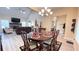 The dining room flows into the living room, creating an open and airy living space at 7460 Highway 101 N, Rockmart, GA 30153