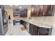 The kitchen offers stainless steel appliances and ample counter space for all your culinary creations at 7460 Highway 101 N, Rockmart, GA 30153