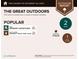 Outdoor report showing two parks and one golf course located within 10 miles at 7460 Highway 101 N, Rockmart, GA 30153