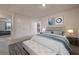 Stylishly furnished bedroom with a cozy bed, accent wall art, and soft lighting at 3530 Ridge Hill Pkwy, Douglasville, GA 30135