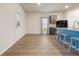 Kitchen with an island and room for dining, offering a comfortable space to eat and socialize at 3530 Ridge Hill Pkwy, Douglasville, GA 30135