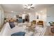 Spacious open-concept living area with combined kitchen and dining space, perfect for entertaining at 3530 Ridge Hill Pkwy, Douglasville, GA 30135