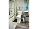 Modern bathroom with a shower-tub combo, granite counters, and neutral finishes at 5641 Roswell Rd # 111, Sandy Springs, GA 30342