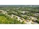 Expansive aerial view of homes nestled amongst lush greenery and mature trees in a desirable neighborhood at 1583 Rogers Crossing Dr, Lithonia, GA 30058
