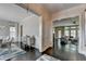 Open-concept dining room with hardwood floors, neutral paint, and ample natural light at 1839 Kent Ave, Atlanta, GA 30338