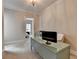 A clean and well-lit home office space with desk and access to the bedroom at 1839 Kent Ave, Atlanta, GA 30338