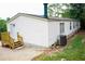 A charming home with white siding, a cozy back porch, and well-kept yard at 320 White Birch Dr, Covington, GA 30016