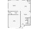 Detailed first floor plan showcasing the layout of the living room, kitchen, dining room, and garage at 136 Beutell St, Norcross, GA 30071