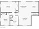 Layout for the home's mid-level, including a kitchen, living room, and dining nook at 1034 Sandy Ridge Rd, Mcdonough, GA 30252