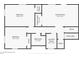 Layout for the home's bottom floor with beds, bath, laundry, and Gathering room at 1034 Sandy Ridge Rd, Mcdonough, GA 30252