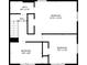 Layout of the second floor including a hall, bathroom and three bedrooms at 10664 Sandpiper Rd, Jonesboro, GA 30238
